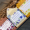 Collection of Kernow Soap bars with labels on a textured surface