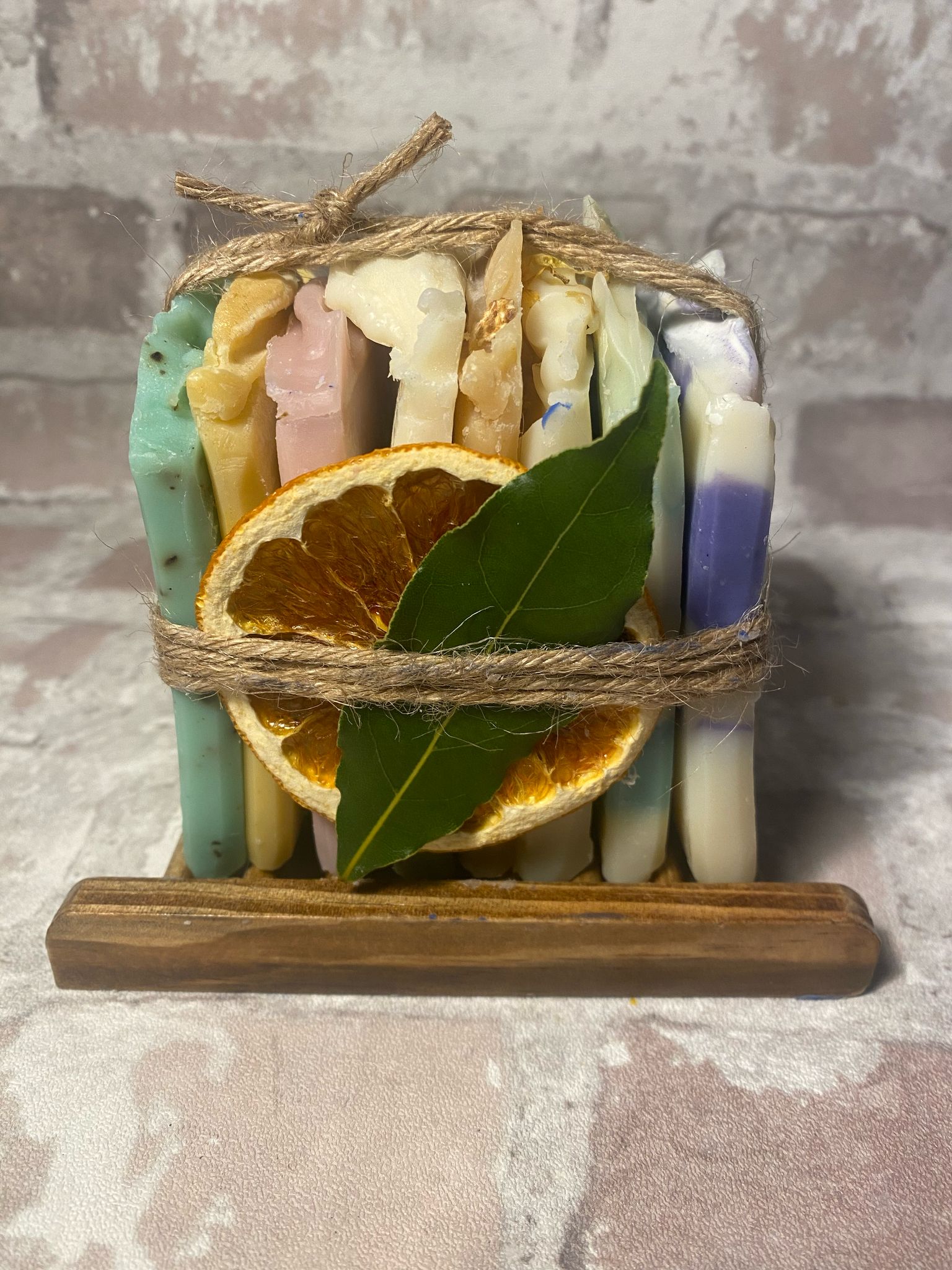 Sample bar and soap rack gift set