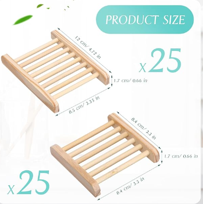 Sustainable Wooden Soap Rack